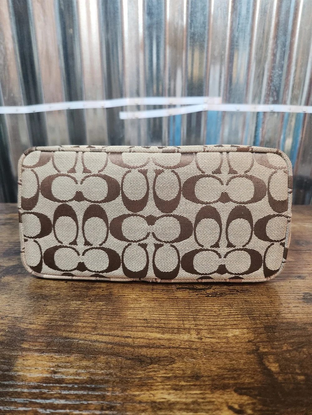 Coach Signatire C Monogram Demi Shoulder Bag